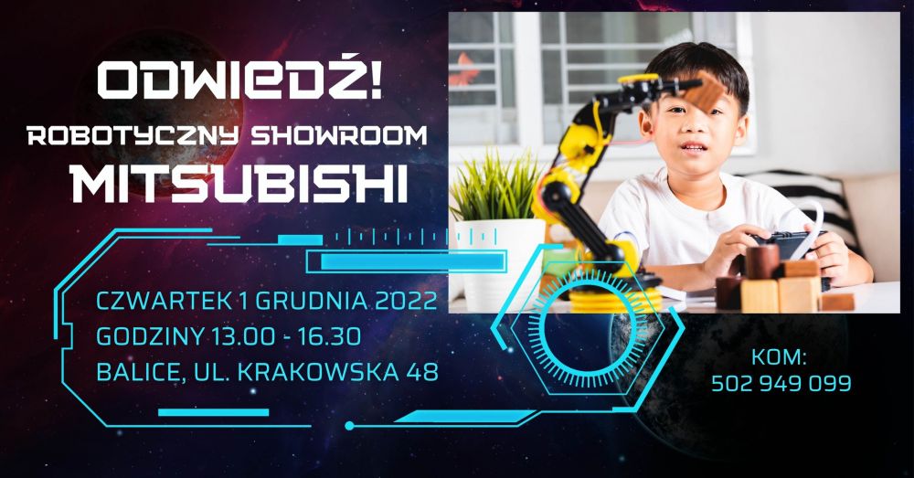 Odwiedź Robotyczny Showroom Mitsubishi